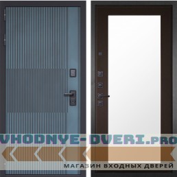 Входная дверь Гранит Бриони 011 Венге с зеркалом