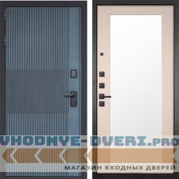 Входная дверь Гранит Бриони 014 Капучино c зеркалом