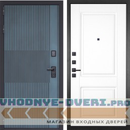 Входная дверь Гранит Бриони 035 Белая классика