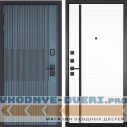 Входная дверь Гранит Бриони 053 Пиано белая