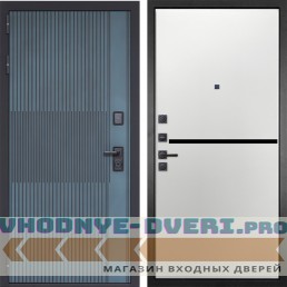 Входная дверь Гранит Бриони 073 горизонт белая