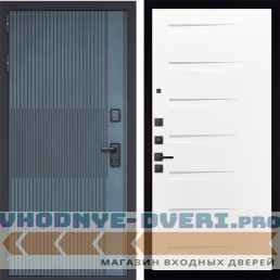 Входная дверь Гранит Бриони 081 Белый Горизонт