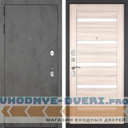 Входная дверь Гранит Дуэт 030 Царга сандал светлая Входная дверь Гранит Дуэт 030 Царга сандал светлая