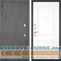 Входная дверь Гранит Дуэт 035 Белая классика Входная дверь Гранит Дуэт 035 Белая классика