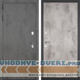 Входная дверь Гранит Дуэт 044 Бетон светлый Входная дверь Гранит Дуэт 044 Бетон светлый