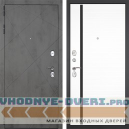 Входная дверь Гранит Дуэт 053 Пиано белая Входная дверь Гранит Дуэт 053 Пиано белая