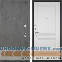 Входная дверь Гранит Дуэт 063 Роял вуд белая со структурой Входная дверь Гранит Дуэт 063 Роял вуд белая со структурой