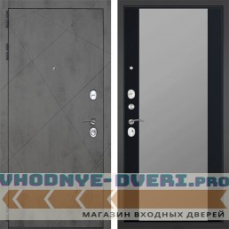 Входная дверь Гранит Дуэт 074 зеркало фацет тонированное Входная дверь Гранит Дуэт 074 зеркало фацет тонированное