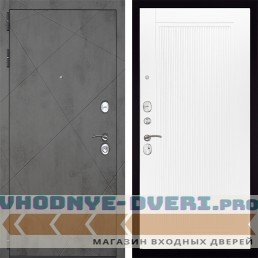 Входная дверь Гранит Дуэт 082 Белый софт рельеф Входная дверь Гранит Дуэт 082 Белый софт рельеф
