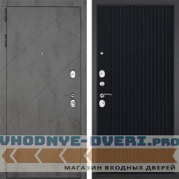 Входная дверь Гранит Дуэт 088 Черный кварц с фрезеровкой Входная дверь Гранит Дуэт 088 Черный кварц с фрезеровкой