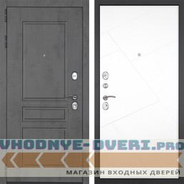 Входная дверь Гранит Лира 029 Белая Входная дверь Гранит Лира 029 Белая