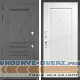 Входная дверь Гранит Лира 040 одна филенка силк сноу Входная дверь Гранит Лира 040 одна филенка силк сноу