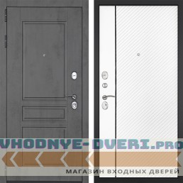 Входная дверь Гранит Лира 078 Белая матовая Входная дверь Гранит Лира 078 Белая матовая