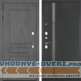 Входная дверь Гранит Лира 090 Черный кварц с зеркальной тонированной вставкой Входная дверь Гранит Лира 090 Черный кварц с зеркальной тонированной вставкой