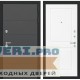 Входная дверь Лабиринт ART графит 11 - Белый софт