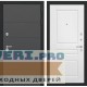Входная дверь Лабиринт ART графит 03 - Белый софт