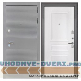 Интекрон Брайтон антрацит ФЛ-243-м белая матовая