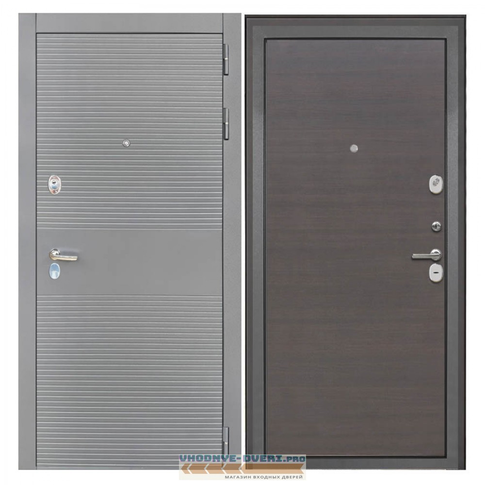 Интекрон Брайтон антрацит Венге поперечный