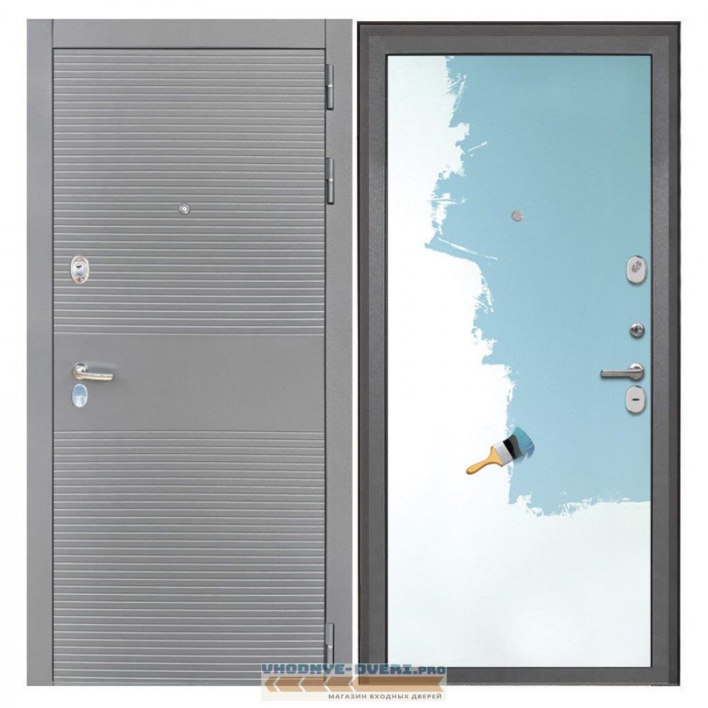 Интекрон Брайтон антрацит под покраску