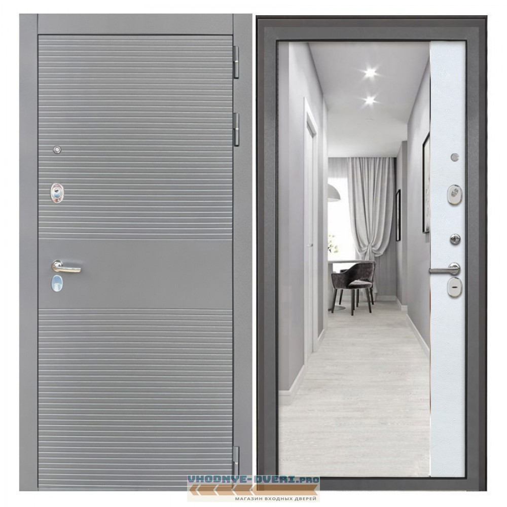 Интекрон Брайтон антрацит ФЛЗ-305 Лофт белый