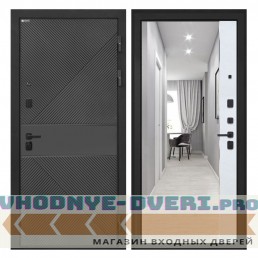 Интекрон Профит   ФЛ-613 черный (крашеный) ФЛЗ-305 Лофт белый