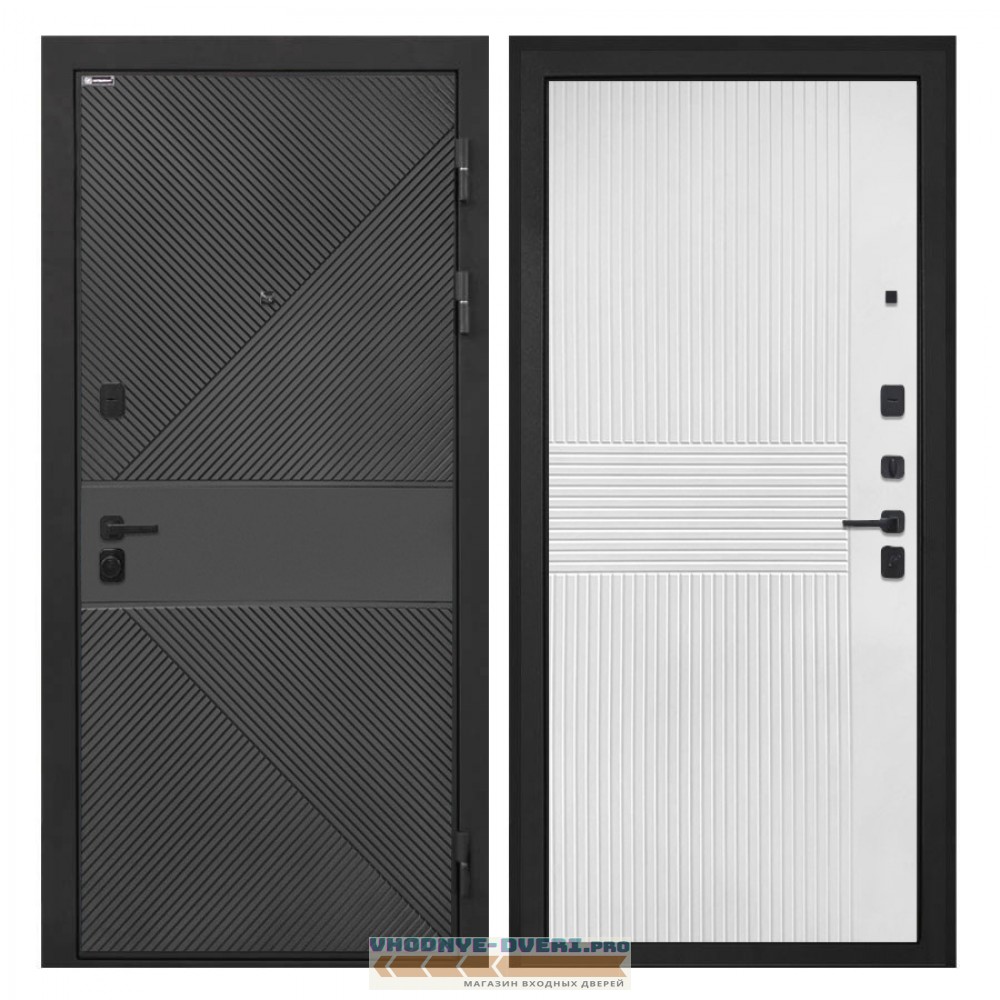 Интекрон Профит  ФЛ-613 черный (крашеный) ФЛ-326М Мэджик шифон (белый) антиванд