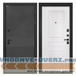 Интекрон Профит   ФЛ-613 черный (крашеный) ФЛ-243-м белая матовая