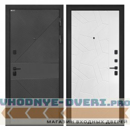 Интекрон Профит   ФЛ-613 черный (крашеный) ФЛ-306 Силк ясень белый