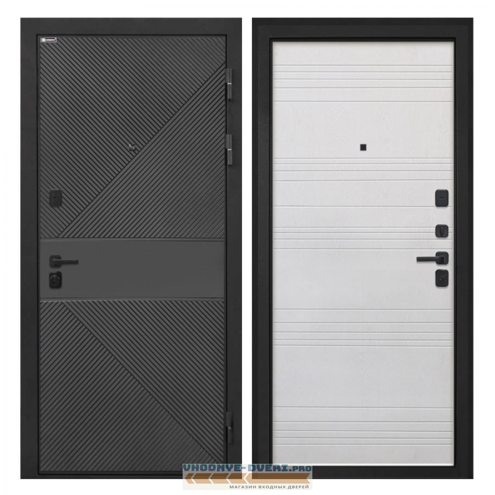 Интекрон Профит   ФЛ-613 черный (крашеный) ФЛ-316 белый ясень