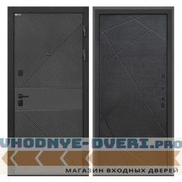 Интекрон Профит   ФЛ-613 черный (крашеный) Лучи-М венге распил кофе