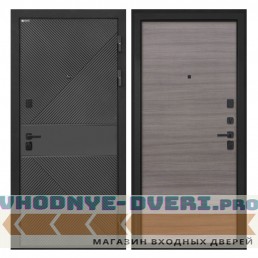 Интекрон Профит   ФЛ-613 черный (крашеный) Дуб тоскано поперечный