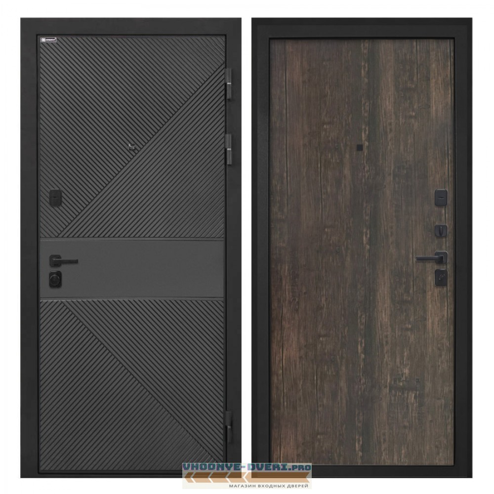 Интекрон Профит  ФЛ-613 черный (крашеный) Тиковое дерево