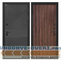 Интекрон Профит   ФЛ 613 черный (крашеный)  Дуб филадельфия коньяк