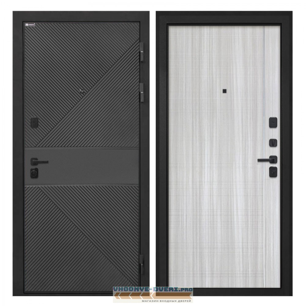 Интекрон Профит   ФЛ-613 черный (крашеный) ФЛ-39 Сандал белый