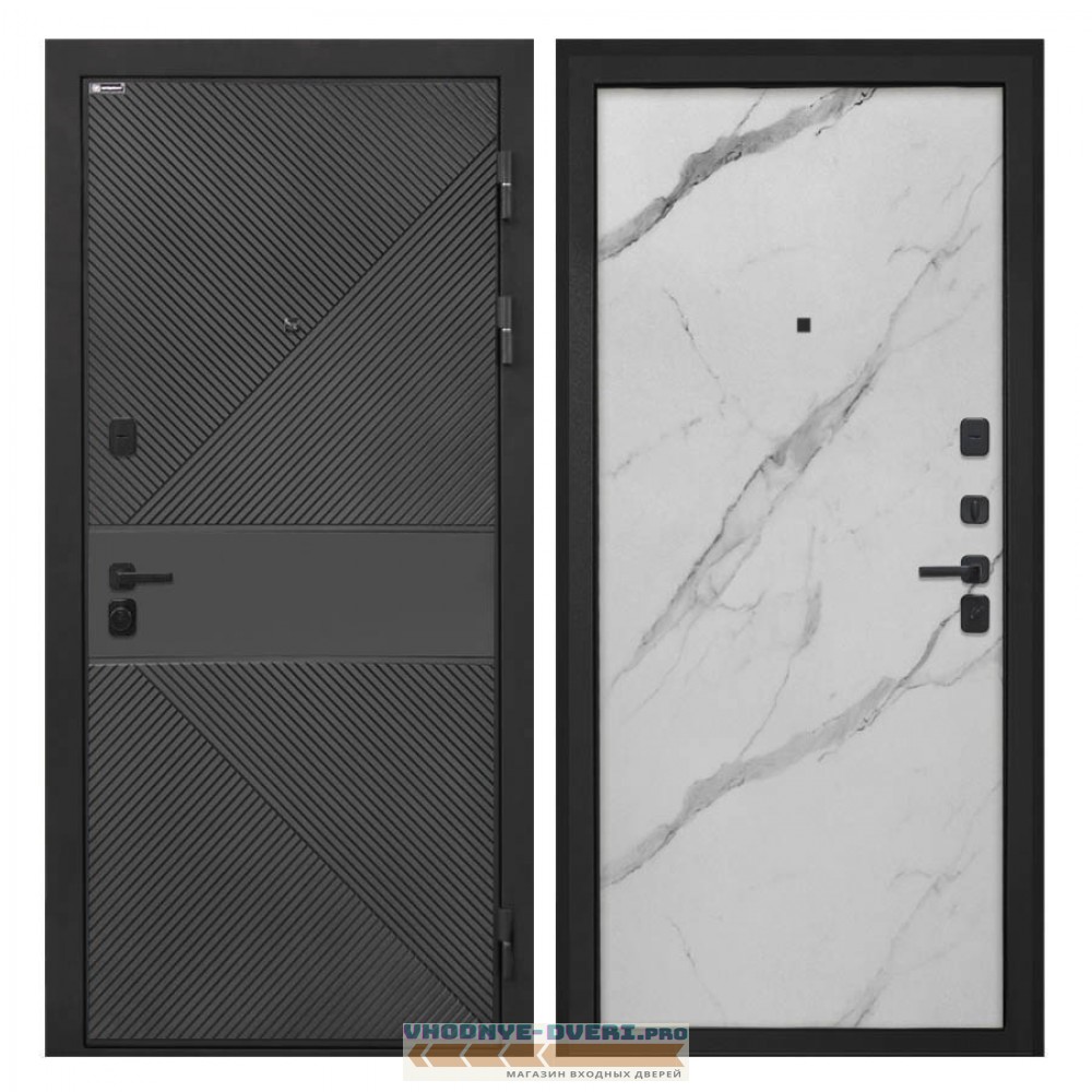 Интекрон Профит  ФЛ-613 черный (крашеный) Мрамор милк