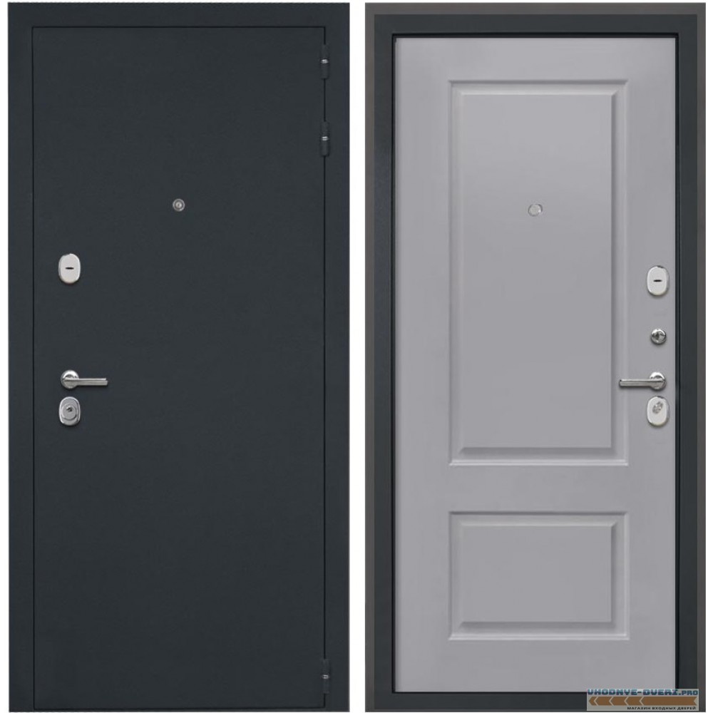 Дверь Интекрон Греция Альба эмаль RAL-7037 (Пыльно серый)