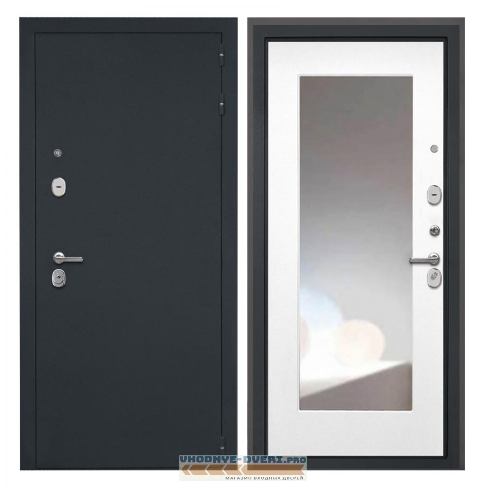 Интекрон Греция ФЛЗ-120М белая матовая (зеркало)