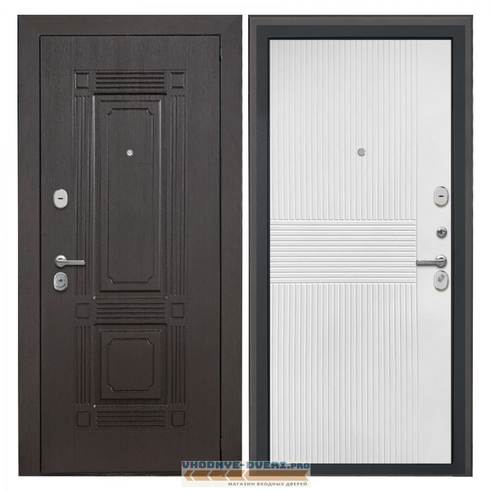 Дверь Интекрон Италия ФЛ-326М Мэджик шифон (белый) антиванд