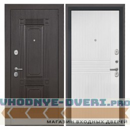 Дверь Интекрон Италия ФЛ-326М Мэджик шифон (белый) антиванд