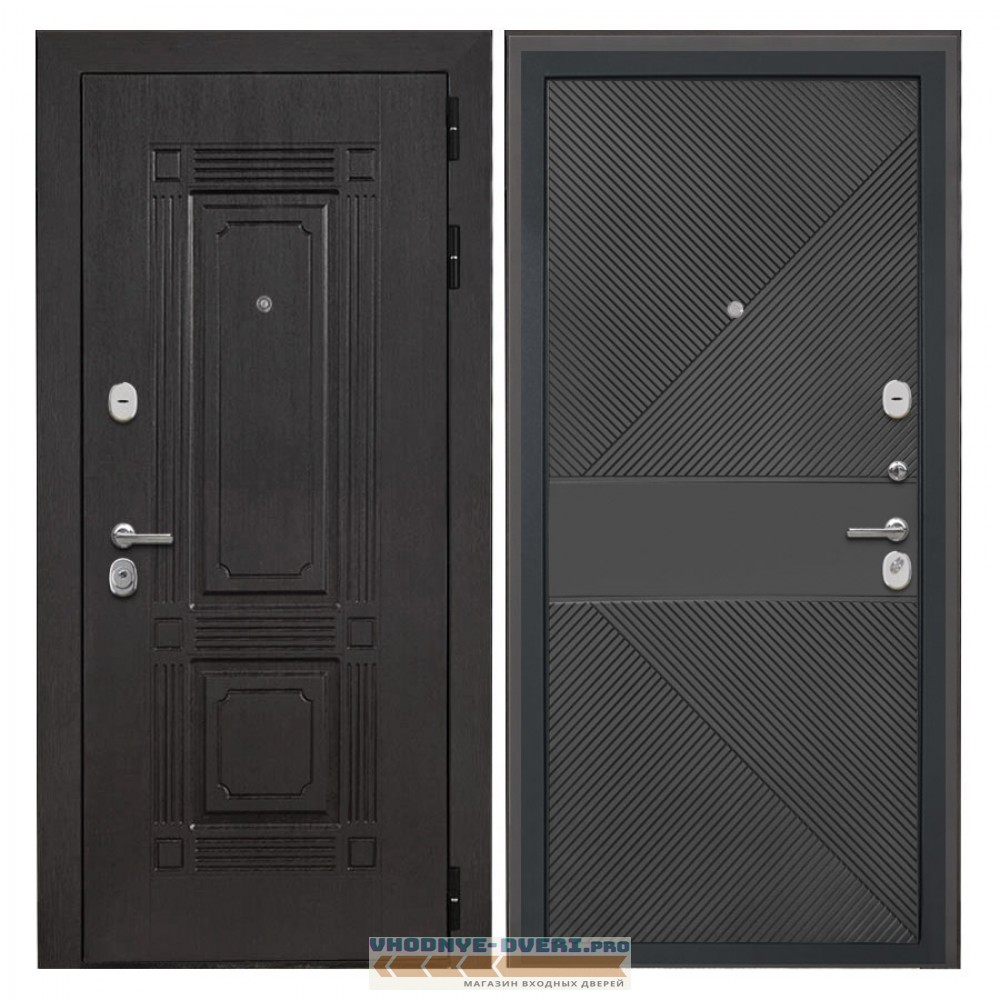 Дверь Интекрон Италия ФЛ-613 черный крашеный