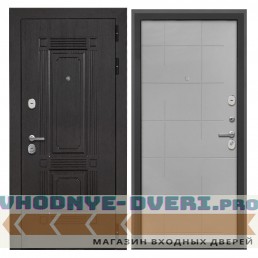 Дверь Интекрон Италия  Мэджик Тин. ФЛ-6 Геометрия  (антиванд., св.серый)