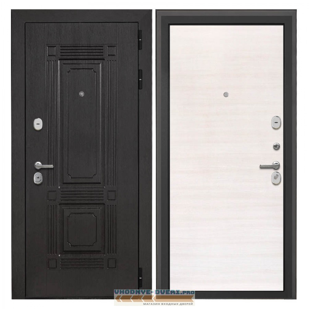 Дверь Интекрон Италия Дуб сильвер поперечный