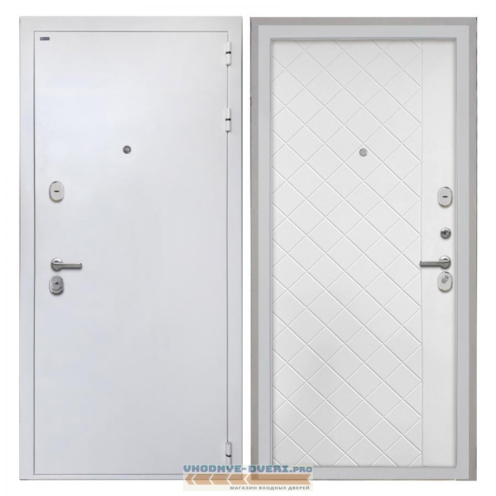 Интекрон Колизей Белый  ФЛ-Ромбы Силк ясень белый