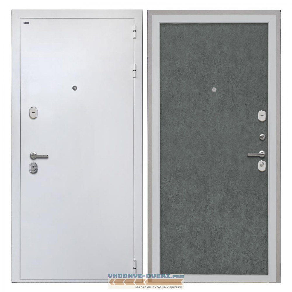 Интекрон Колизей Белый  Штукатурка графит