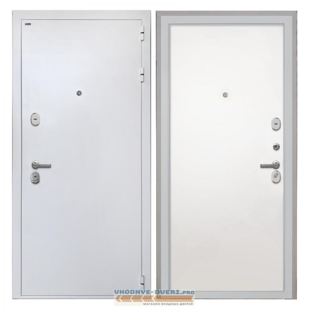 Интекрон Колизей Белый   Гладкая панель Силк Сноу