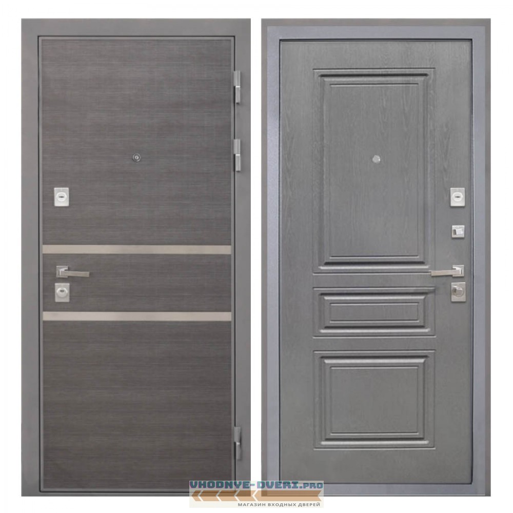 Интекрон Неаполь ФЛ-243-м Графит вуд дуб