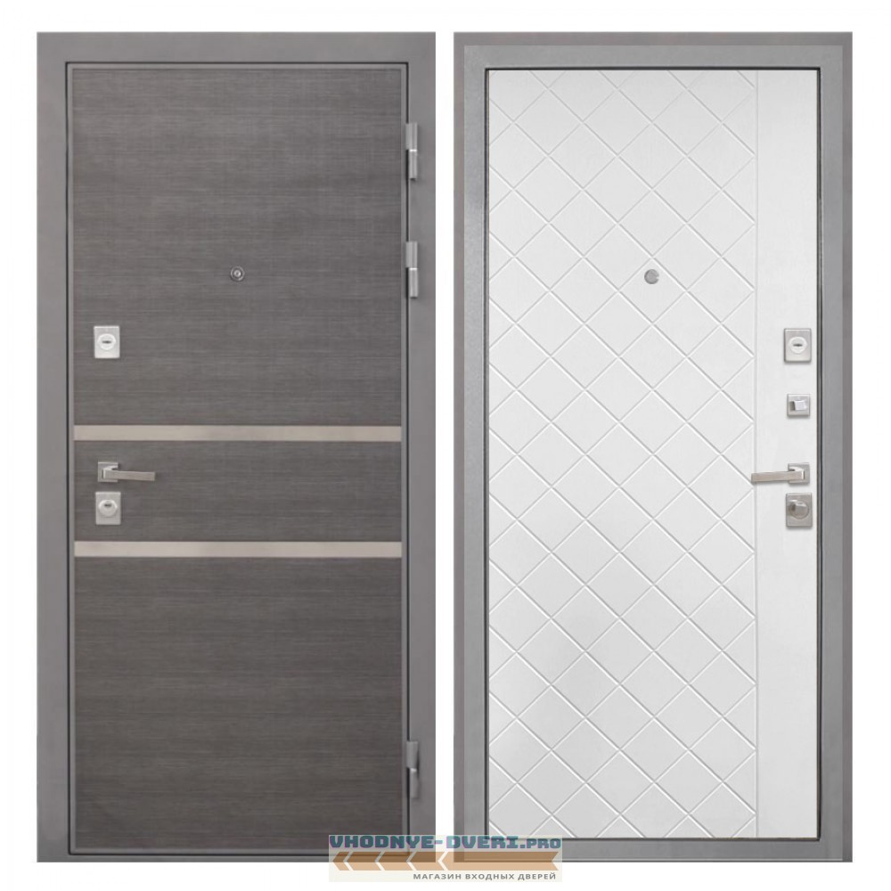 Интекрон Неаполь ФЛ-Ромбы Силк ясень белый