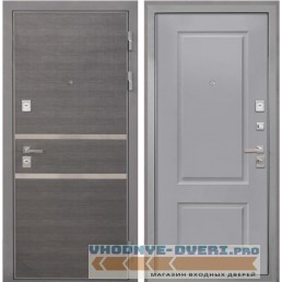 Дверь Интекрон Неаполь Альба эмаль RAL-7037 (Пыльно серый)