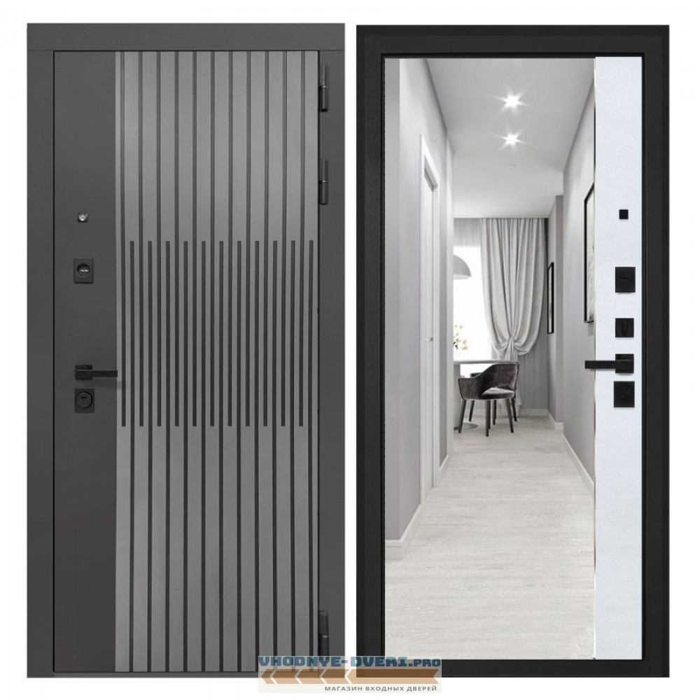 Интекрон Олимпия ФЛЗ-305 Лофт белый (зеркало)