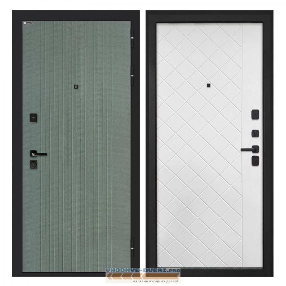 Интекрон Профит   ФЛ-295 Пазл Грин ФЛ-Ромбы Силк ясень белый